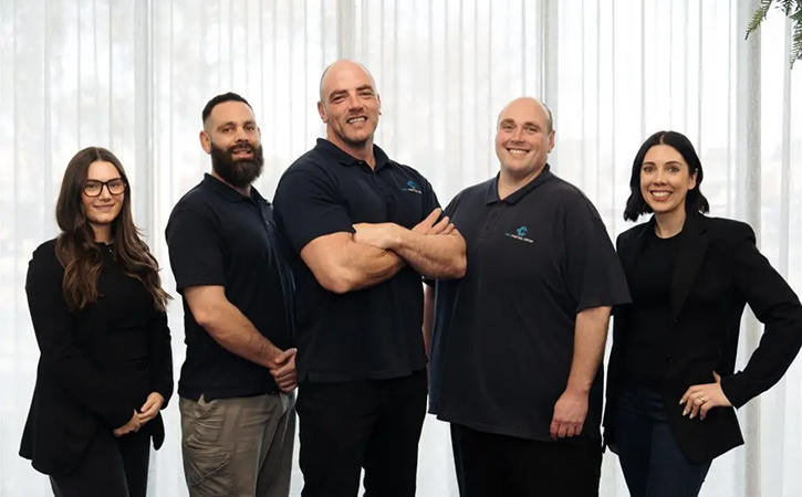 Team of professional painters from C&C Painting Group, showcasing commitment to quality service and customer satisfaction in Canberra.