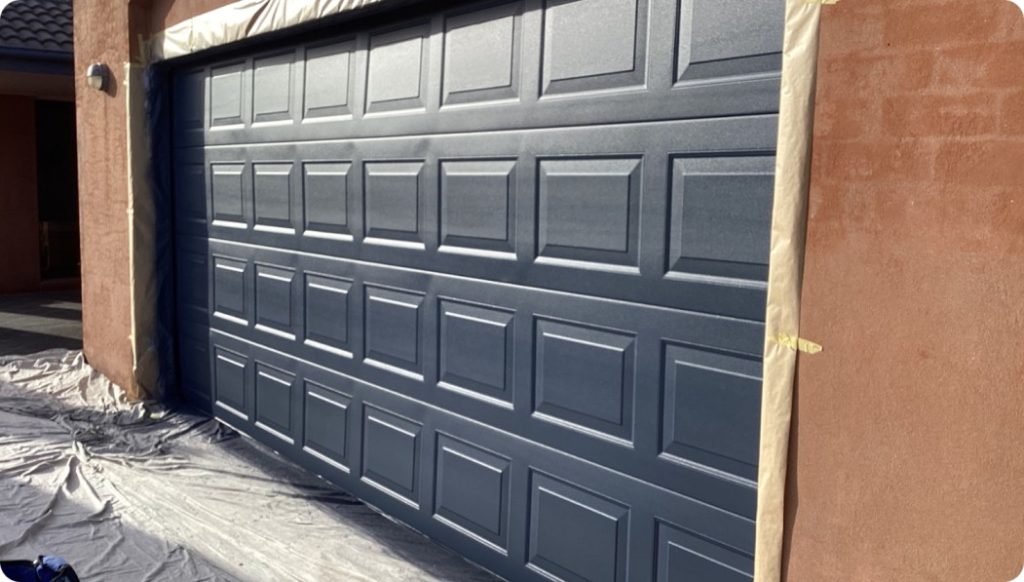 paint garage door panels